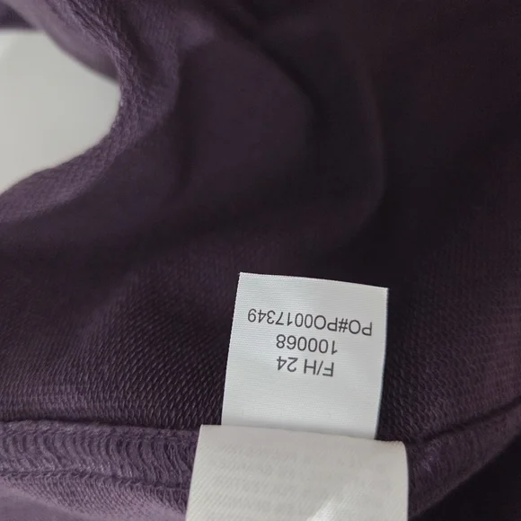 NWT Title Nine NBD Dress Long Sleeve Dark Plum Purple Casual Size Medium Comfy - Picture 10 of 10